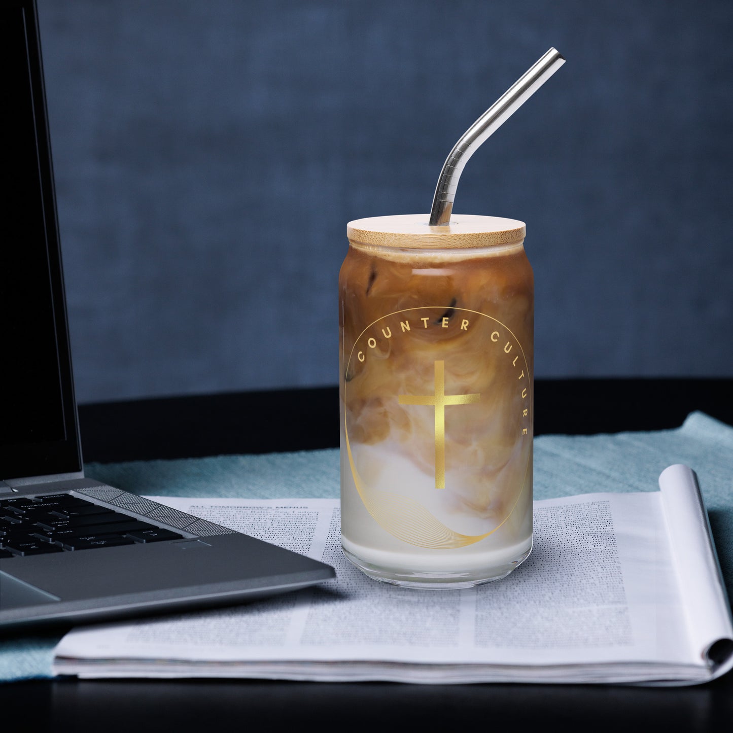 Can-Shaped Glass Cup