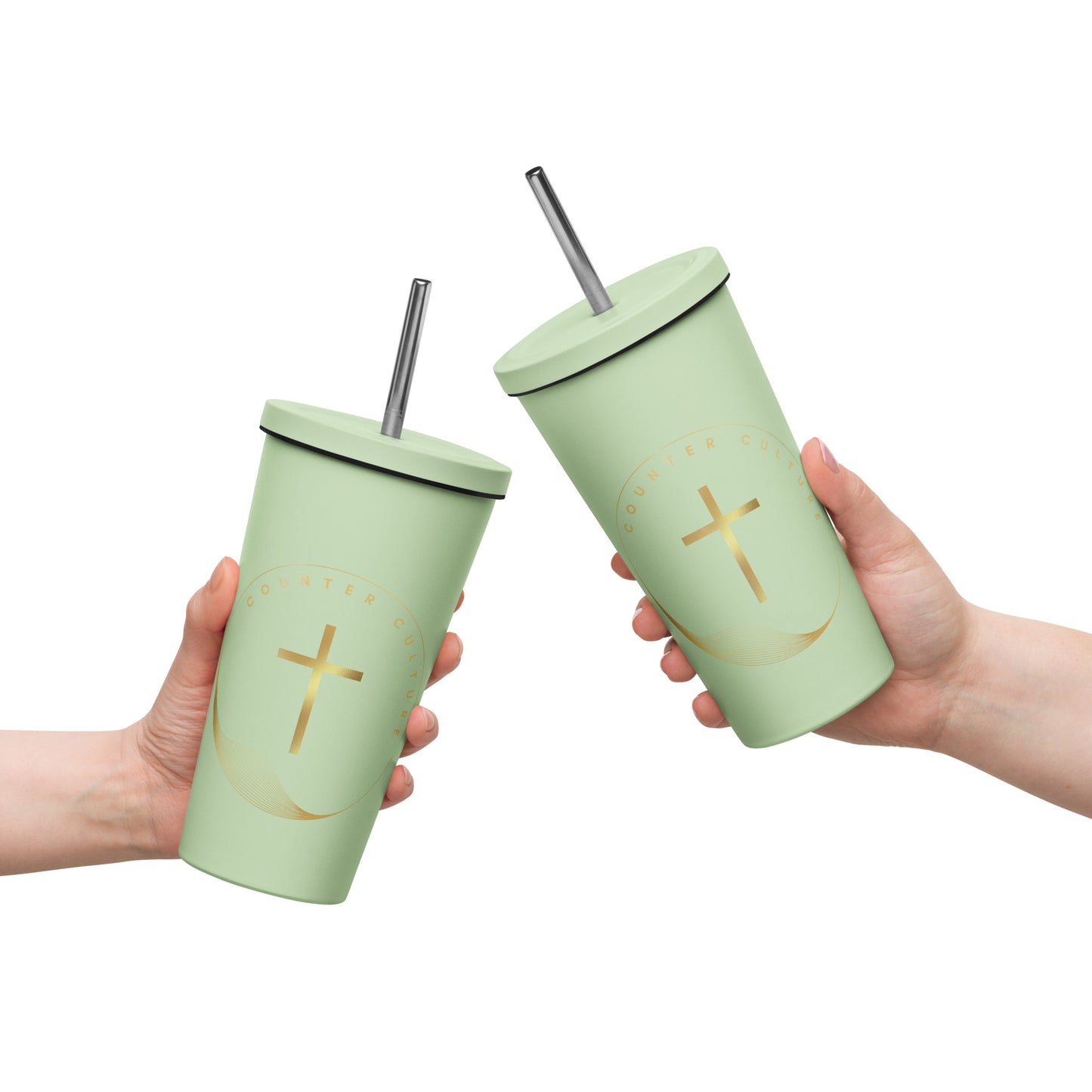 Insulated Tumbler With Straw