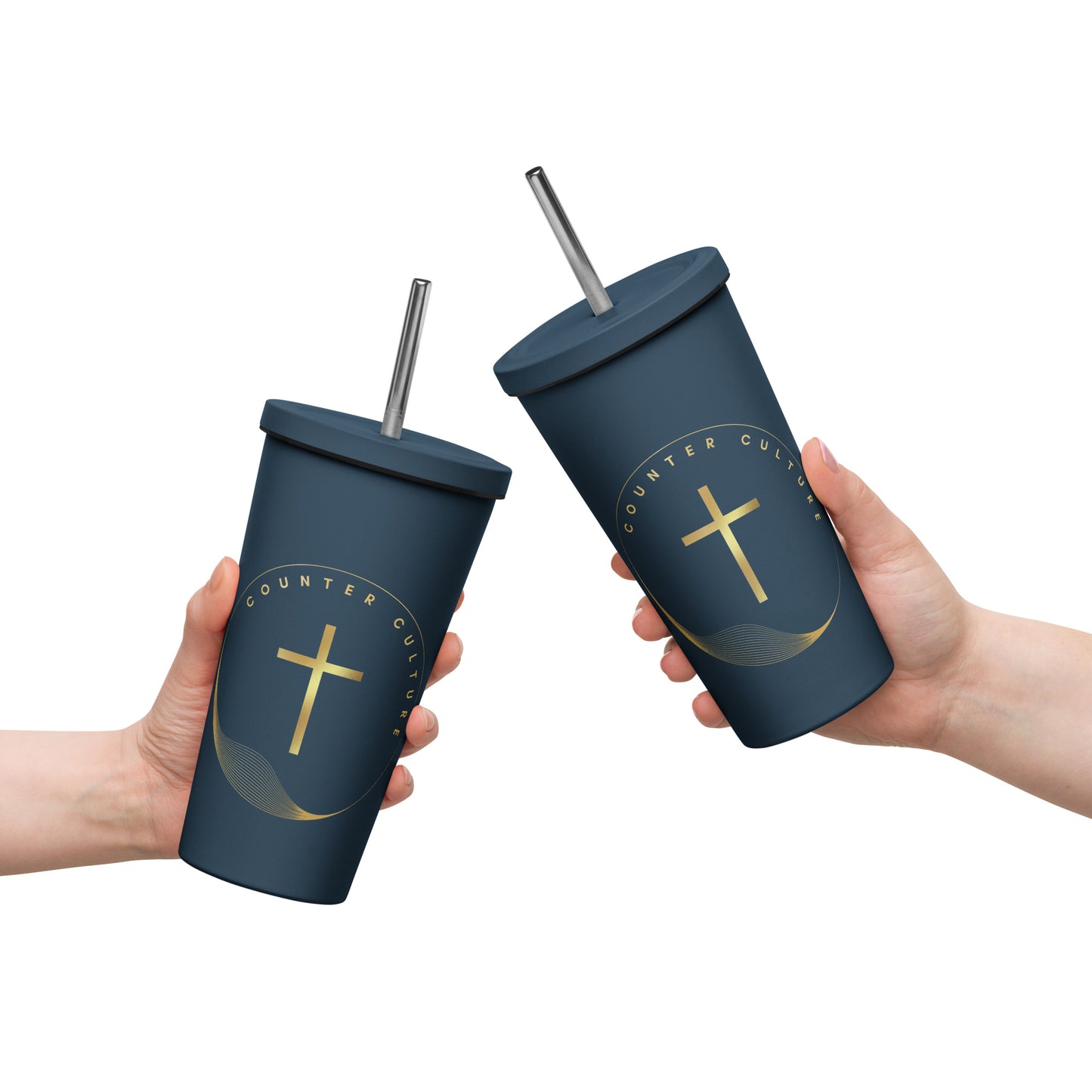 Insulated Tumbler With Straw